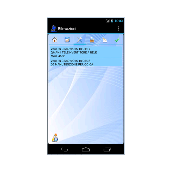 Gimi Mobile App - Inserimento lavori