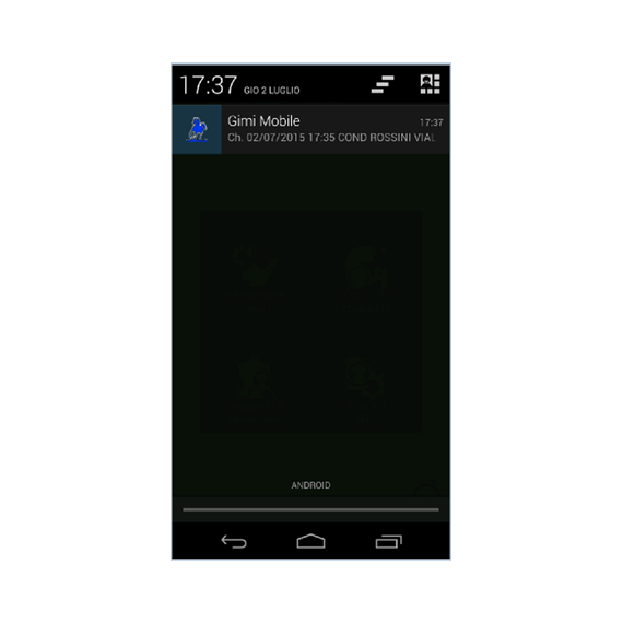 Gimi Mobile App - Segnalazione chiamata