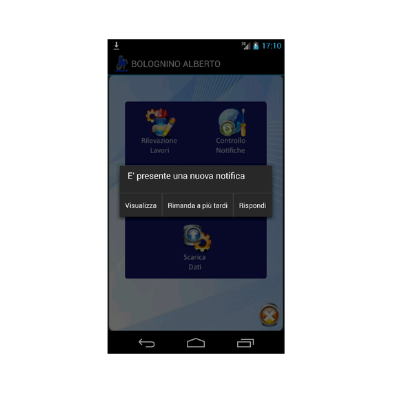 Gimi Mobile App - Segnalazione notifica