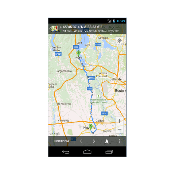 Gimi Mobile App - Mappa